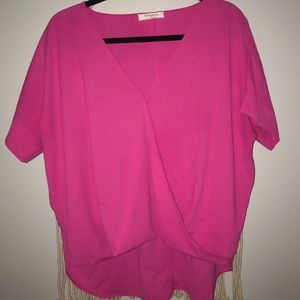 Pink blouse!
